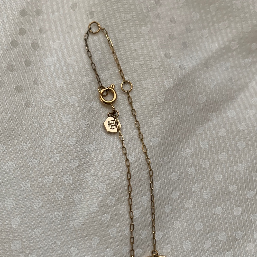 Tory Burch Gold and Multicolor Charm Necklace - Picture 3 of 3